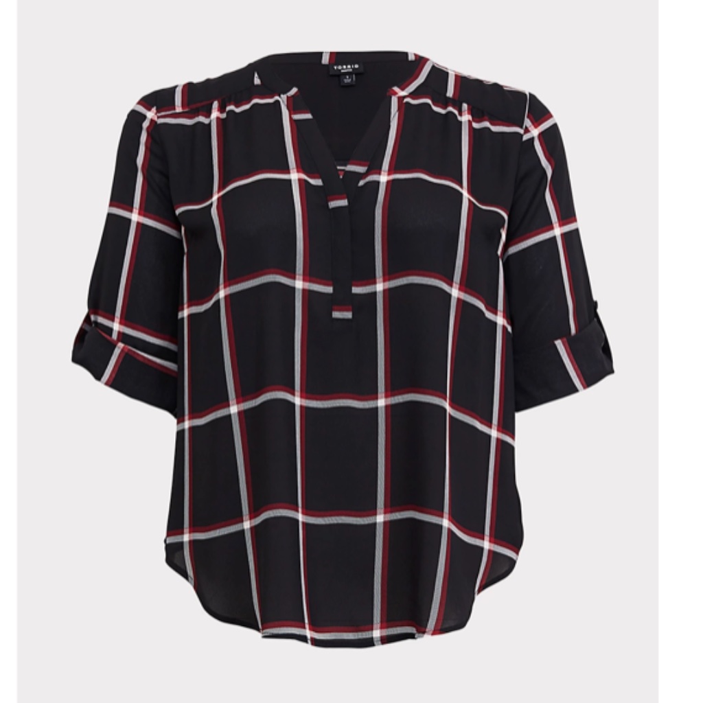 Georgette Button Down Blouse